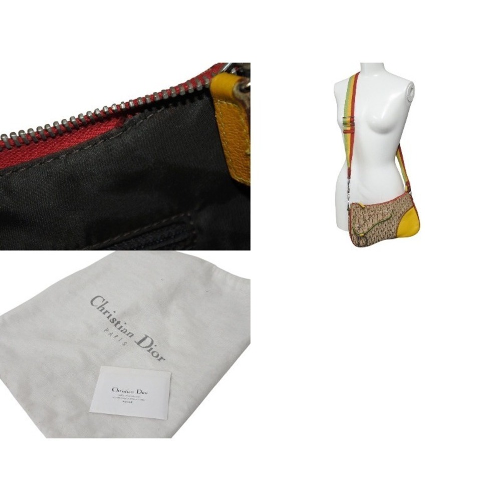 Dior Trotter Bag Christian Rasta Saddle Shoulder - Picture 9 of 9